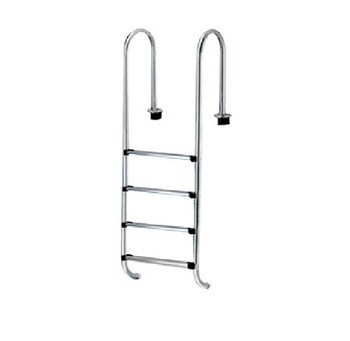 HT Лестница CLASSIC 4 ступени с антислипом AISI-304 MU415-SR 17209