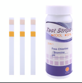 AL Тестовые полоски 2 в 1 (своб. хлор, pH, бром, 50 тест) 83797