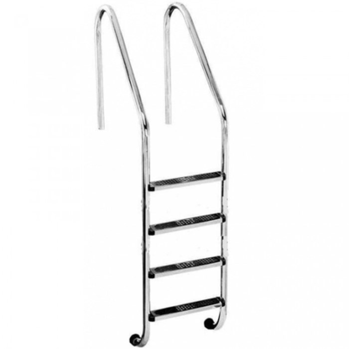 HT Лестница COMFORT 4 ступени с антислипом AISI-304 SL415-SR 16859