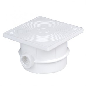 ASTRAL КОРОБКА СОЕДИНИТЕЛЬНАЯ, 3/4'', М-26, С ЗАЩИТНОЙ КРЫШКОЙ, ABS-ПЛАСТИК, 30825 14825