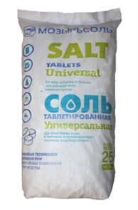 MOZYRSALT Таблетированная соль (мешок 25 кг), Беларусь 83259